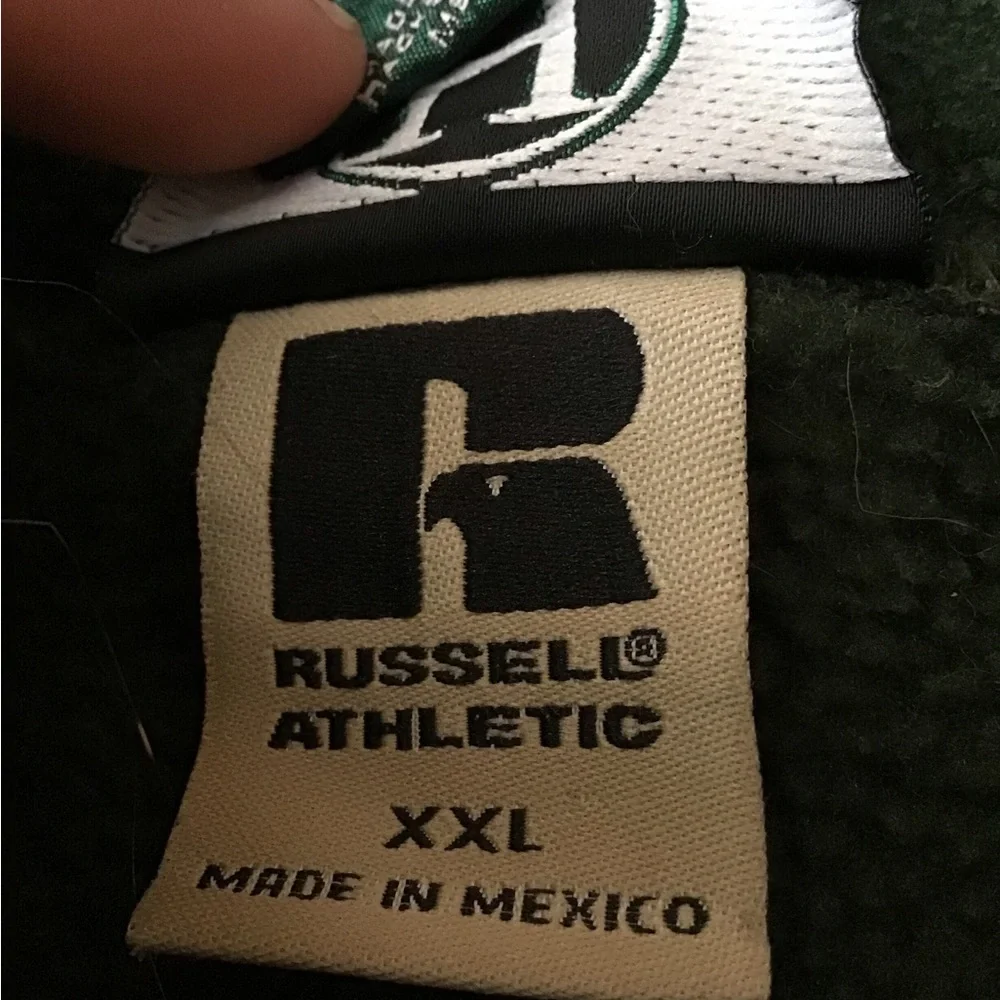 NWOT Russell Athletic Green Fleece in XXL - Picture 4 of 4